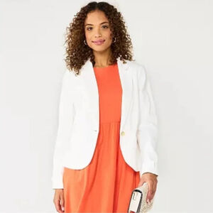 Draper James White Blazer